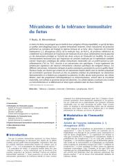 Mécanismes de la tolérance immunitaire du foetus.pdf