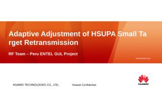 Adaptive Adjustment of HSUPA Small Target Retransmission.pptx