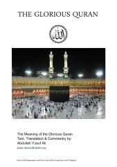 the meaning of the glorious quran text, translation & commentry english  by; abdullah yusuf ali.pdf