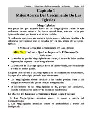 Capítulo 1  Mitos Acerca Del Crecimiento De Las Iglesias.doc